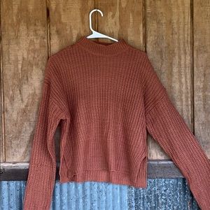 cute sweater creamy orange color!!